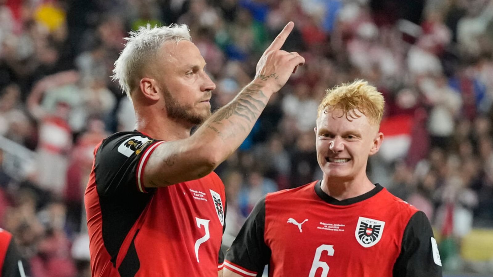 奥地利 对阵 约旦 世界杯2026